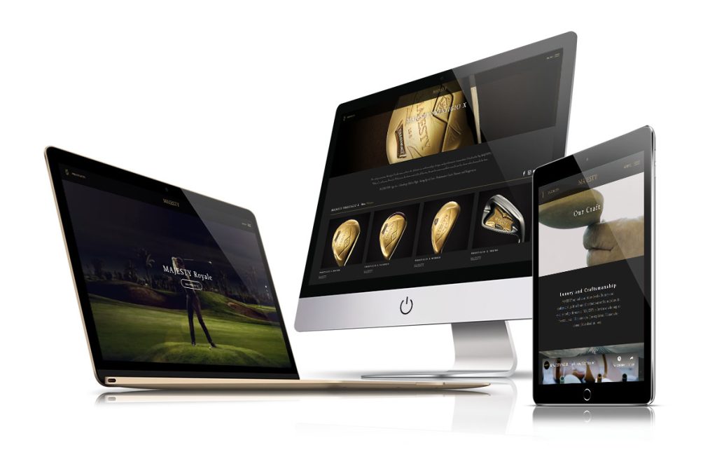 Majesty Golf website